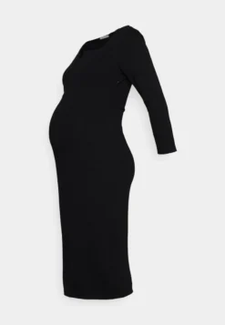 NOTCH NECKLINE MIDI DRESS - Jerseykleid - Black 9 NOTCH NECKLINE MIDI DRESS - Jerseykleid - Black -Anna Field 01d148d1237f4d8fb0b9cc9c73d98252