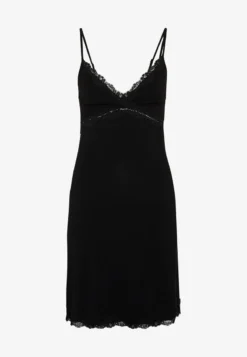 Anna Field HEIDI SHORT SLEEVES VISCOSE NIGHTDRESS - Nachthemd - Black 9 Anna Field HEIDI SHORT SLEEVES VISCOSE NIGHTDRESS - Nachthemd - Black -Anna Field 09bf0e44fa95471b8c6347b5c956e75d