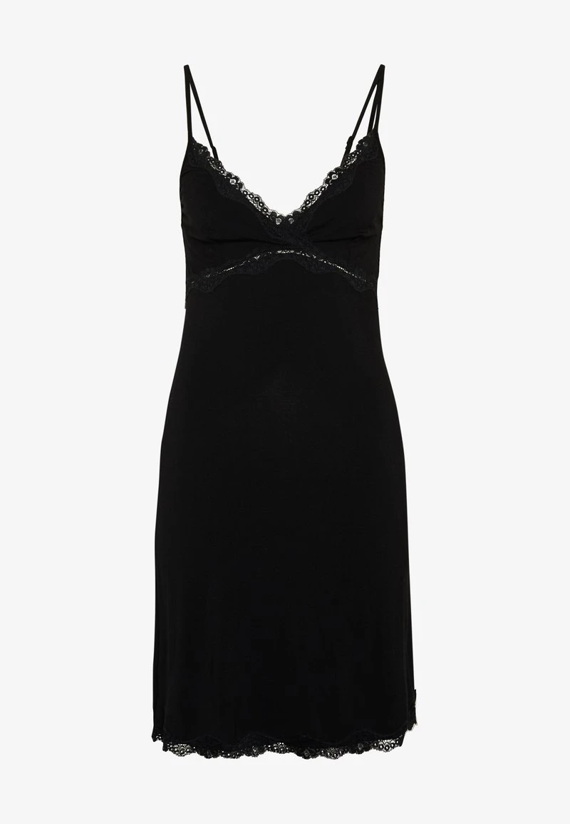 Anna Field HEIDI SHORT SLEEVES VISCOSE NIGHTDRESS - Nachthemd - Black 4 Anna Field HEIDI SHORT SLEEVES VISCOSE NIGHTDRESS - Nachthemd - Black – Bild 4