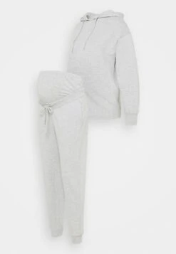 Anna Field 15 HOODIE WITH JOGGER SET - Kapuzenpullover - Light Grey