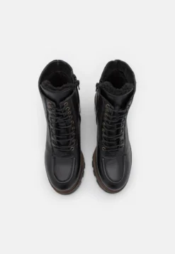 Anna Field LEATHER WINTER BOOTIE - Snowboot/Winterstiefel - Black -Anna Field 1f7766b6380b43249c97d206d76344de