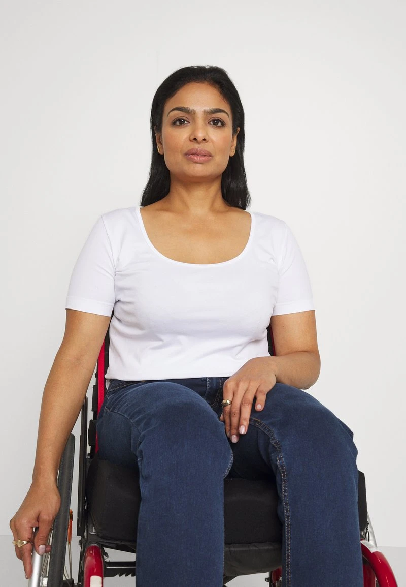 Anna Field T-Shirt Basic - White 4 Anna Field T-Shirt Basic - White – Bild 4