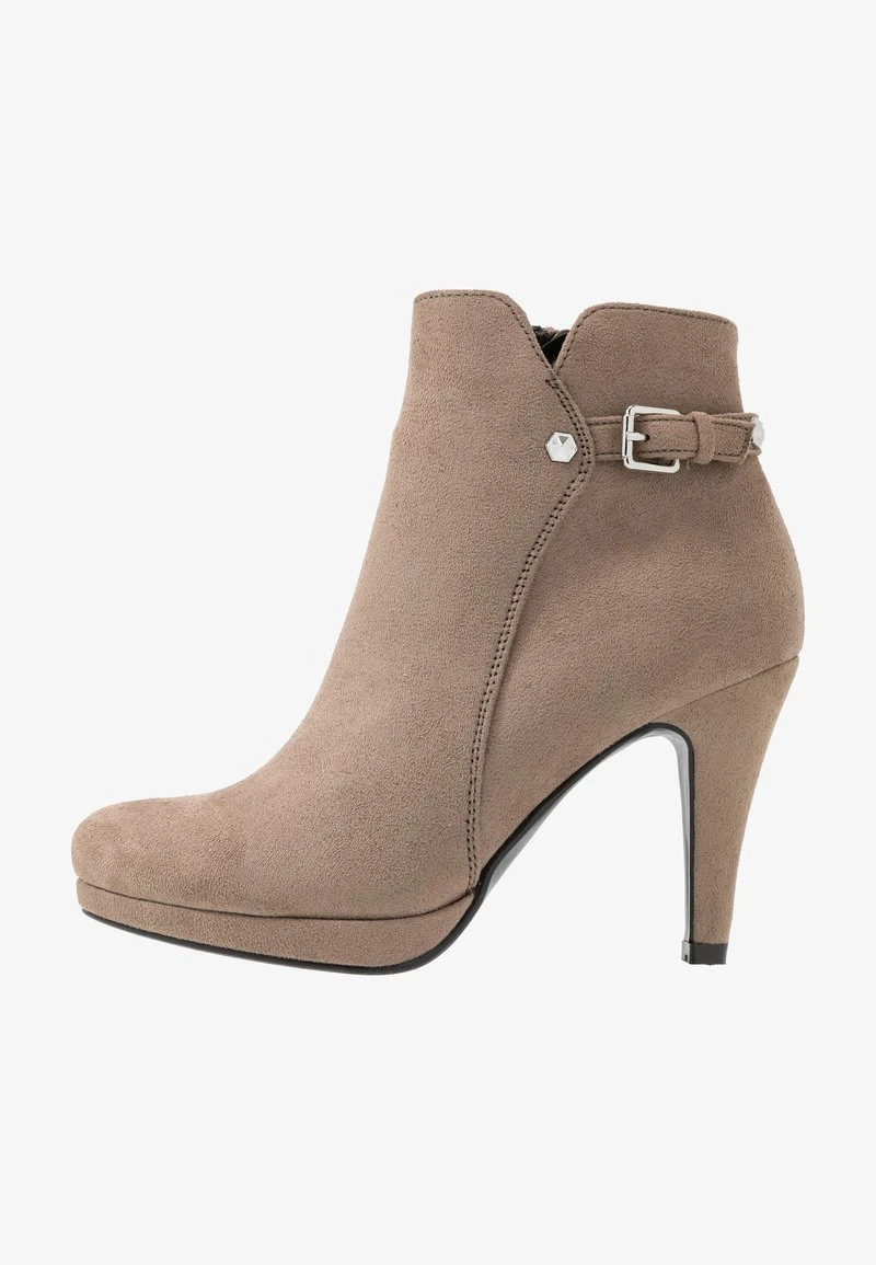 Anna Field High Heel Stiefelette - Taupe 2 Anna Field High Heel Stiefelette - Taupe – Bild 2