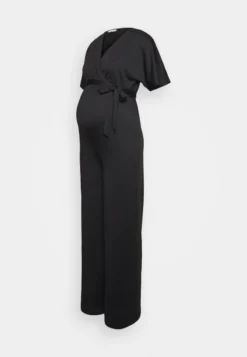 SHORT SLEEVE WRAP JUMPSUIT - Jumpsuit - Black 9 SHORT SLEEVE WRAP JUMPSUIT - Jumpsuit - Black -Anna Field 286fe87934f24d35b2bce0374302b708