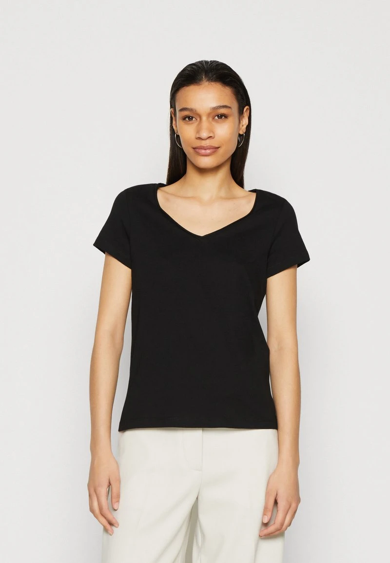 Anna Field 3 PACK - T-Shirt Basic - Black/white/mottled Light Grey 2 Anna Field 3 PACK - T-Shirt Basic - Black/white/mottled Light Grey – Bild 2