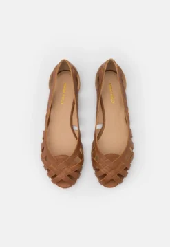 Anna Field LEATHER - Peeptoe Ballerina - Cognac 11 Anna Field LEATHER - Peeptoe Ballerina - Cognac -Anna Field 2a56c760ff704ea58802d90c498fc669