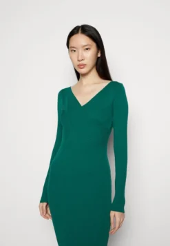 Anna Field V AUSSCHNITT BODYCON MIDI STRICKKLEID - Etuikleid - Green -Anna Field 2a92467a708c4f838fd5cca3fe2c824f
