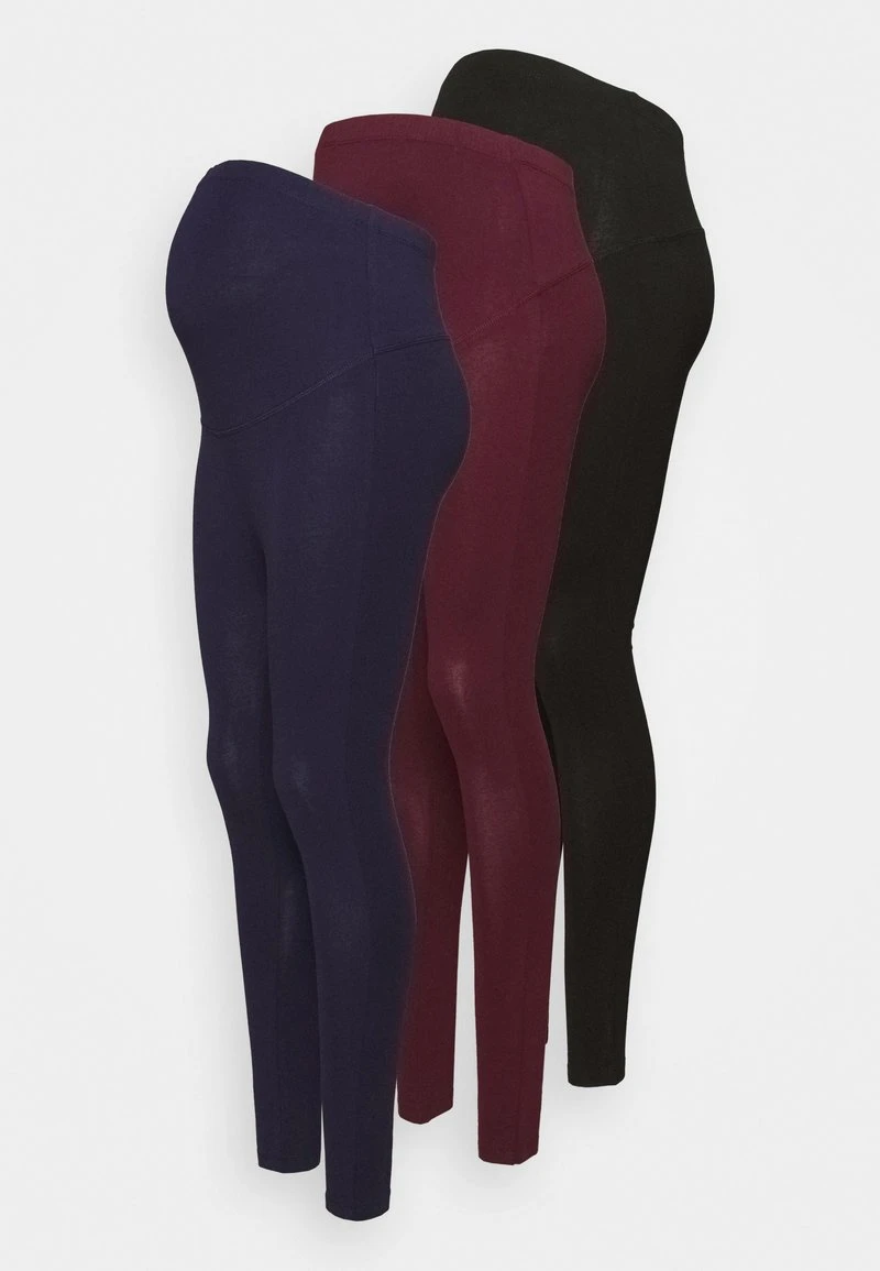 3 PACK - Leggings - Hosen - Black/bordeaux/dark Blue 6 3 PACK - Leggings - Hosen - Black/bordeaux/dark Blue – Bild 6