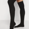 Anna Field 2 PACK - Overkneestrümpfe - Black