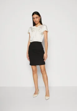 Anna Field Etuikleid - Off White/black