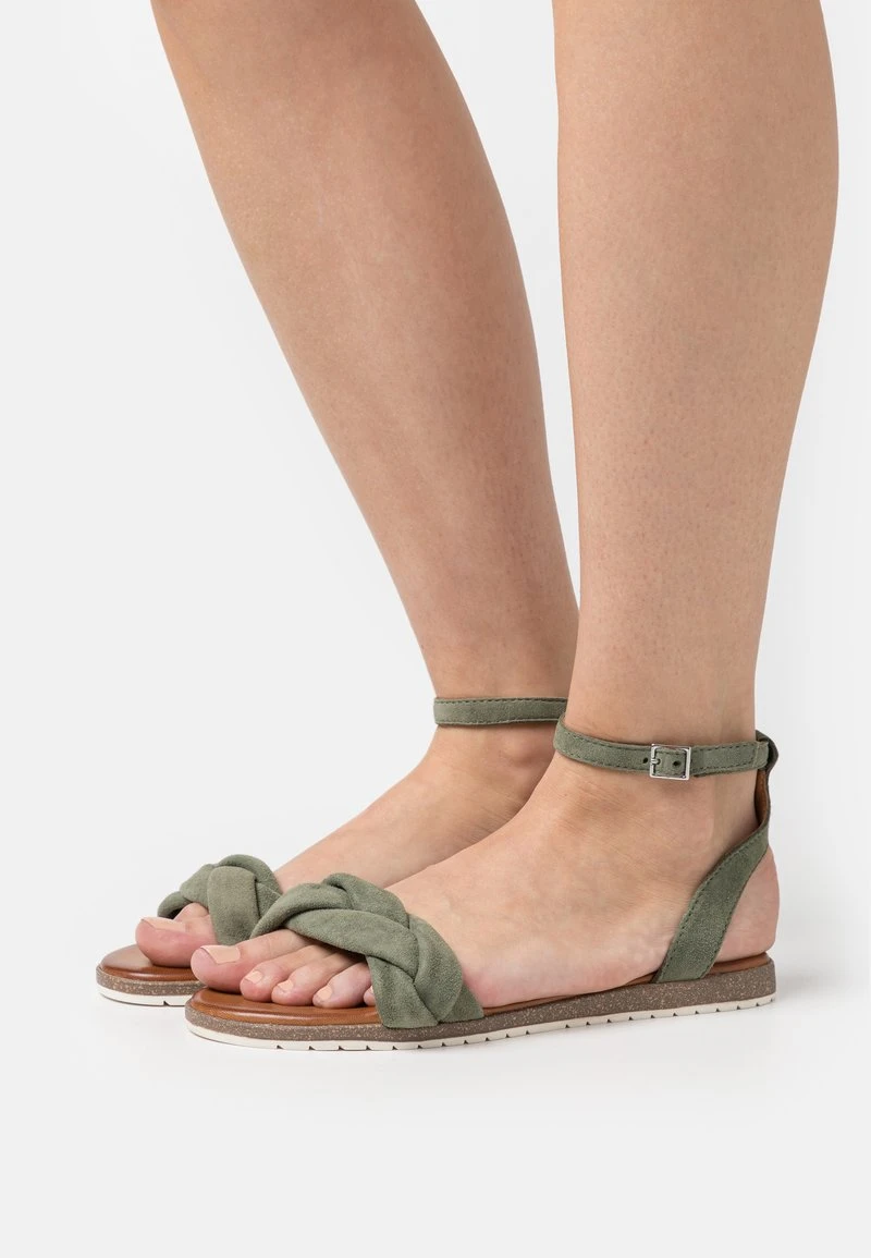 Anna Field LEATHER - Riemensandalette - Khaki 1 Anna Field LEATHER - Riemensandalette - Khaki