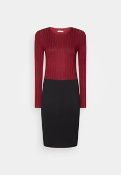Anna Field CREW AUSSCHNITT RIPP TOP BODYCON MINI STRICKKLEID - Etuikleid - Brown -Anna Field 4c3f74dd4f7e42219a289d085302e1b0