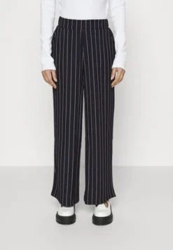 Anna Field Stoffhose - Dark Blue/brown/white -Anna Field 4d94ea4560c144d68fe37ea6a5c24ebd