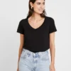 Anna Field T-Shirt Basic - Black