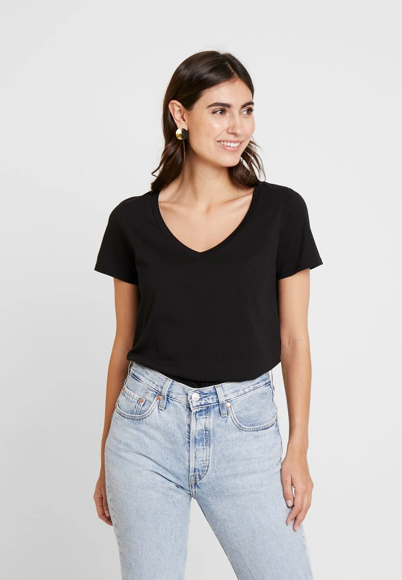 Anna Field T-Shirt Basic - Black 1 Anna Field T-Shirt Basic - Black