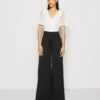 Anna Field Jumpsuit - White/black