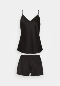Anna Field SIMPLE SATIN SHORT SET - Nachtwäsche Set - Black -Anna Field 6cdc83e9cc234a4f86b638ff56d1ec4d
