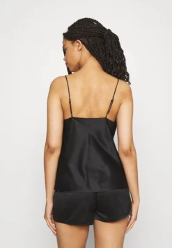 Anna Field SIMPLE SATIN SHORT SET - Nachtwäsche Set - Black -Anna Field 722ca56a9ee2439f909f606ecf6a7ffe