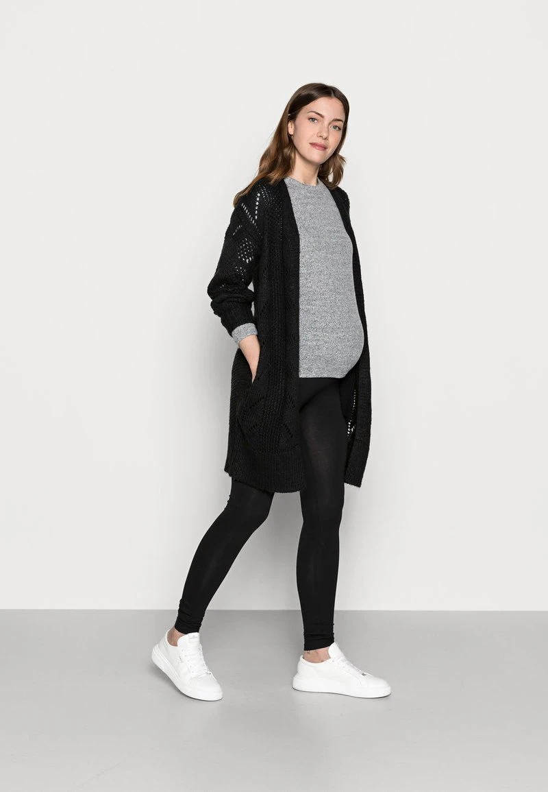 2 PACK - Leggings - Hosen - Grey/black 1 2 PACK - Leggings - Hosen - Grey/black