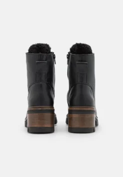 Anna Field LEATHER WINTER BOOTIE - Snowboot/Winterstiefel - Black -Anna Field 7aa2b8ff28da493e889f79c3ad2d1b2c