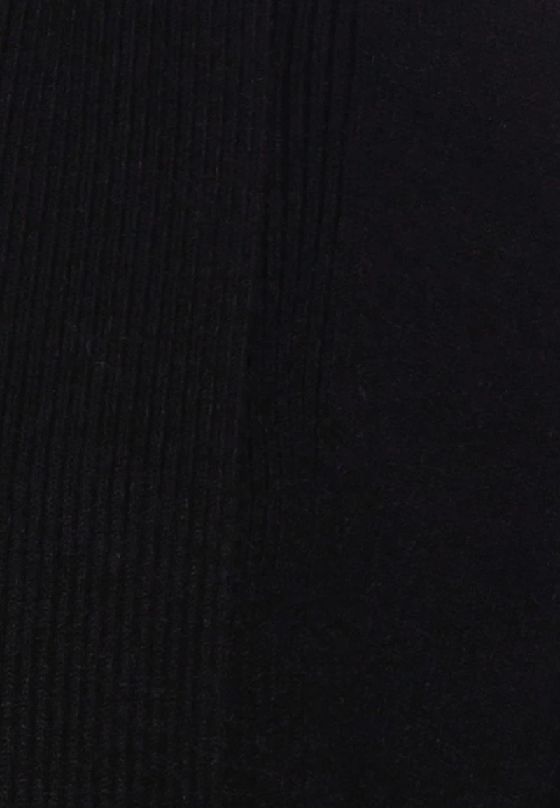 Anna Field RIBBED FOLD COLLAR - Strickjacke - Black 3 Anna Field RIBBED FOLD COLLAR - Strickjacke - Black – Bild 3