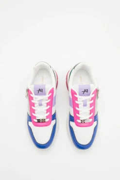 Anna Field LEATHER - Sneaker Low - White/multi-coloured -Anna Field 846dab65b7724de5a09b88d3207e0489