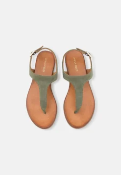 Anna Field LEATHER - Riemensandalette - Khaki -Anna Field 84e1dfa7575f4df2abab6adb31620fa0