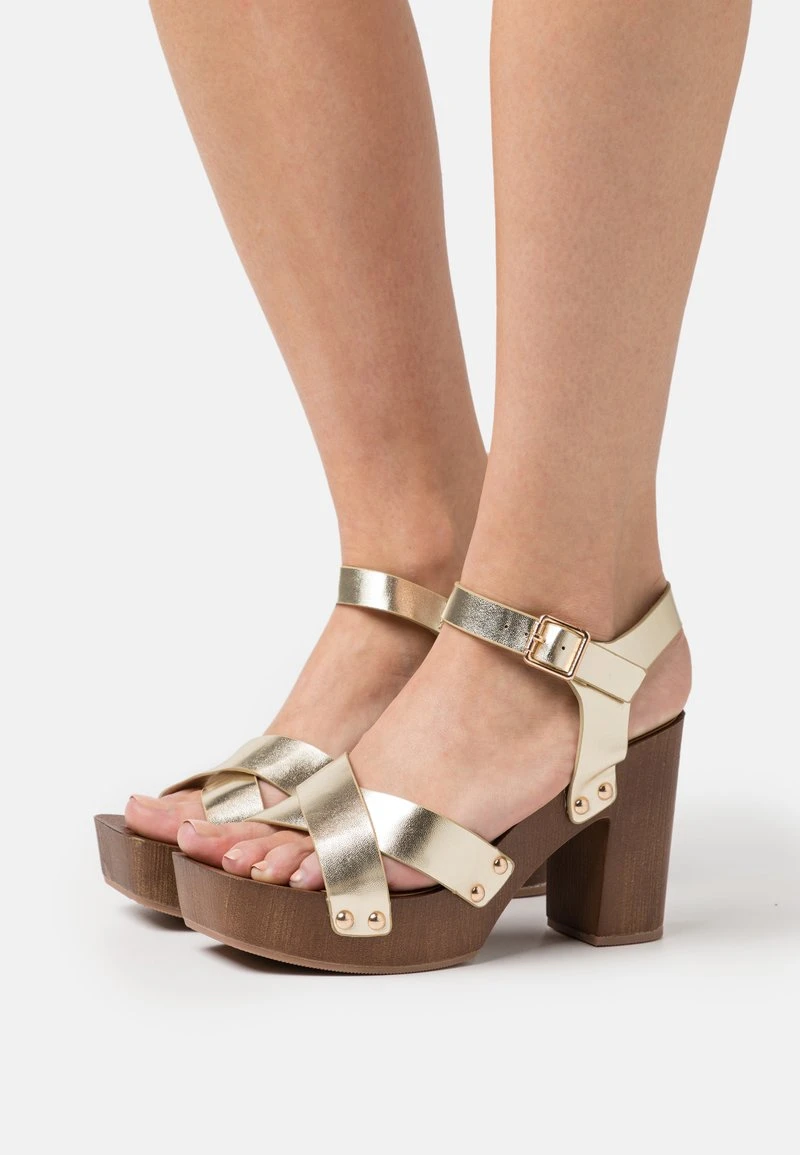 Anna Field Clogs - Gold 1 Anna Field Clogs - Gold