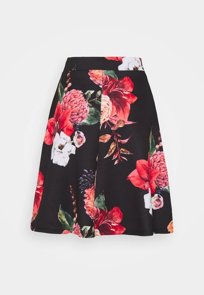 Anna Field Faltenrock - Black/pink 2 Anna Field Faltenrock - Black/pink – Bild 2