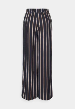 Anna Field Stoffhose - Dark Blue/brown/white