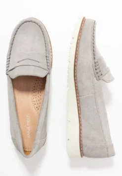 Anna Field COMFORT LEATHER - Slipper - Grey 9 Anna Field COMFORT LEATHER - Slipper - Grey -Anna Field 91c037ae0fd845eb95c65013e2cb4387