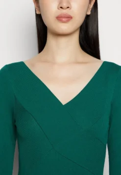 Anna Field V AUSSCHNITT BODYCON MIDI STRICKKLEID - Etuikleid - Green -Anna Field 934d172c5b1e40468a1407d0505d7e7f
