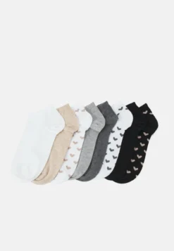 Anna Field 8 PACK - Socken - White/grey -Anna Field 951c24ecd57547489555d85a2a8be112 2