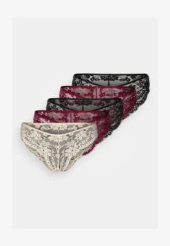 Anna Field 5 PACK - Slip - Black/red/nude -Anna Field 9651dcf60a24428188d56d9896ab5581