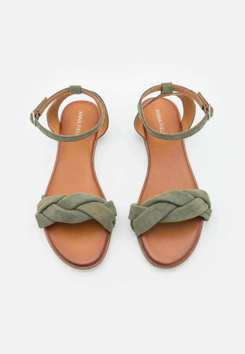 Anna Field LEATHER - Riemensandalette - Khaki 6 Anna Field LEATHER - Riemensandalette - Khaki – Bild 6