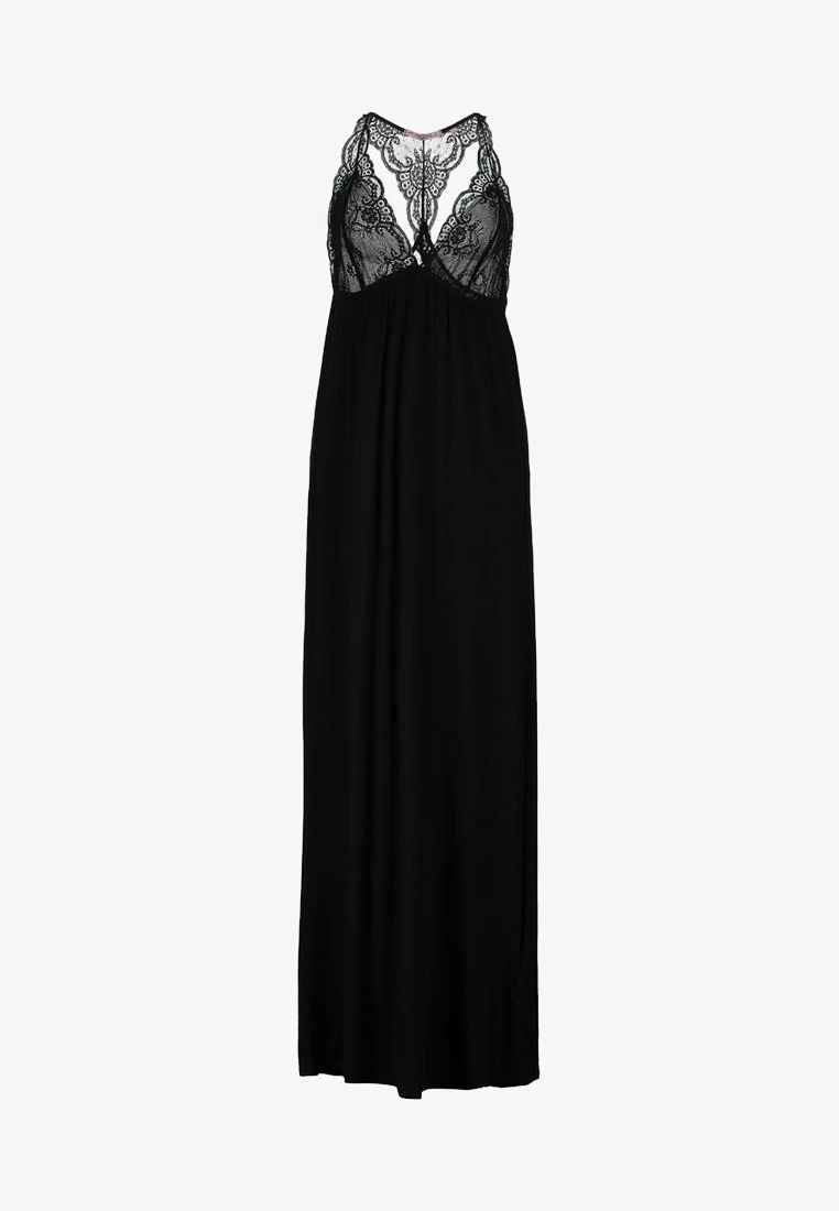 Anna Field ANNA LONG VISCOSE DRESS - Nachthemd - Black 4 Anna Field ANNA LONG VISCOSE DRESS - Nachthemd - Black – Bild 4