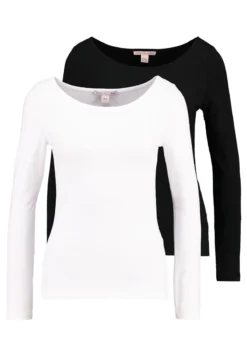 2PACK - Langarmshirt - Black/white 11 2PACK - Langarmshirt - Black/white -Anna Field b14000e1e71b455d87d89405c5f95cde 1