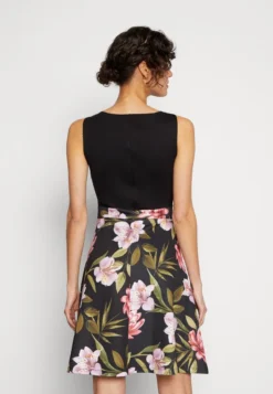 Anna Field Jerseykleid - Black/black/pink -Anna Field bf2b72ddb8ab45fc8112f8ad8ecc10ad