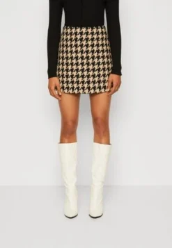 Anna Field Minirock - Black/white -Anna Field c895795cd10849969da514dd8afe6416