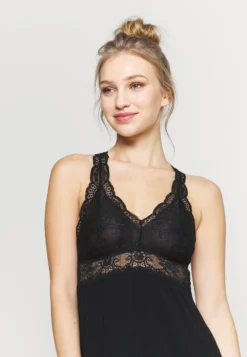 Anna Field ANNA VISCOSE DRESS - Nachthemd - Black 9 Anna Field ANNA VISCOSE DRESS - Nachthemd - Black -Anna Field cc53c87e9ae54322bf91806641c1165f