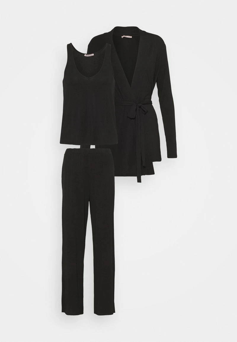 Anna Field 3 PIECE JERSEY - Nachtwäsche Set - Black 6 Anna Field 3 PIECE JERSEY - Nachtwäsche Set - Black – Bild 6