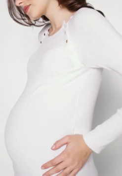 NURSING - BUTTON OPENING - Strickpullover - White 10 NURSING - BUTTON OPENING - Strickpullover - White -Anna Field d779e2bf277145d7bbbb276e609117d4