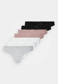 Anna Field GEORGINA 7PP THONG COTTON - String - Black/pink 11 Anna Field GEORGINA 7PP THONG COTTON - String - Black/pink -Anna Field f7e37a093e7540a8968047bd027eefeb