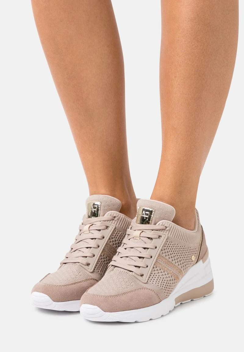 Anna Field LEATHER MIX - Sneaker Low - Beige 1 Anna Field LEATHER MIX - Sneaker Low - Beige