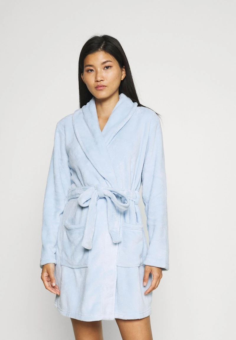 Anna Field LADIES PLUSH BATHROBE - Bademantel - Blue 1 Anna Field LADIES PLUSH BATHROBE - Bademantel - Blue