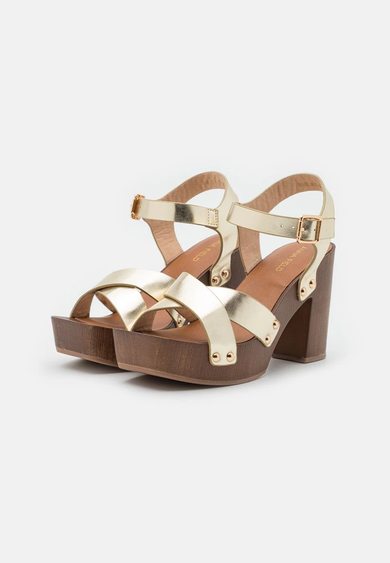 Anna Field Clogs - Gold 3 Anna Field Clogs - Gold – Bild 3